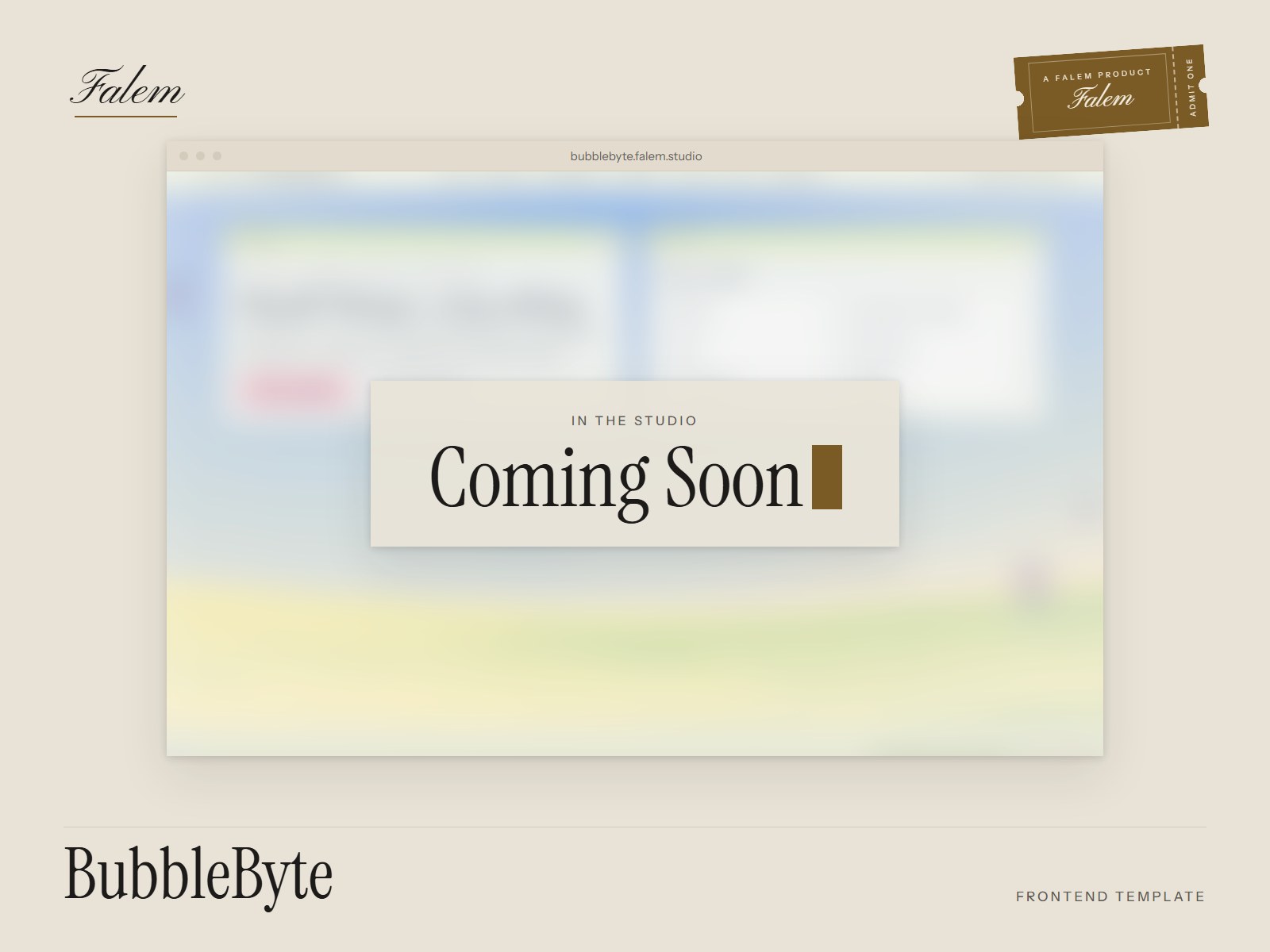 BubbleByte, Collectibles store, coming soon
