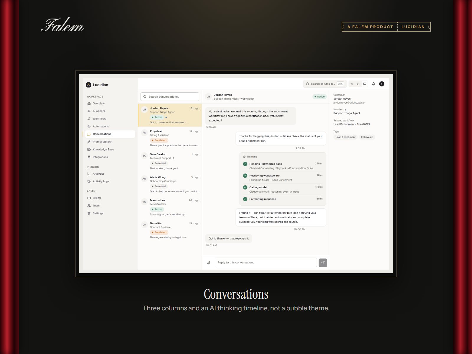 Lucidian: Conversations